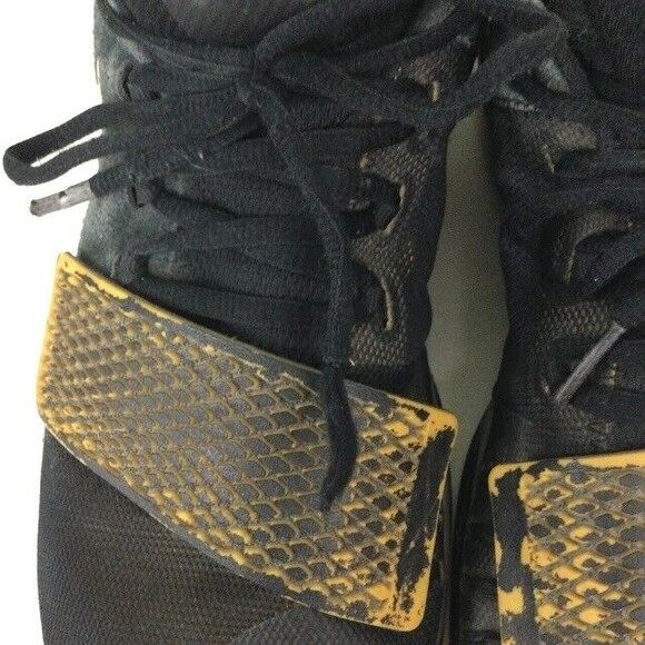 Nike PG 1 Paul George-Men\'s Size 11.5 -Black/Yellow Basketball Shoes- 878627-006 main image 9